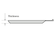 AFM Support Chip, Side View