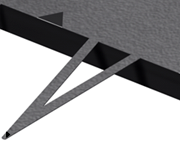 Pyrex-Nitride Triangular AFM Cantilever
