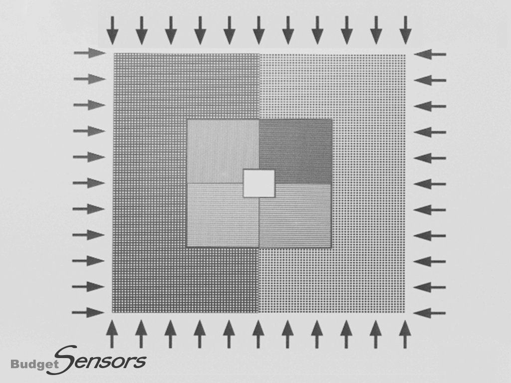 SEM image of CS-20NG AFN calibration nanogrid standard