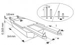 MikroMasch AFM  カンチレバーを4本備えたXSCシリーズ の図