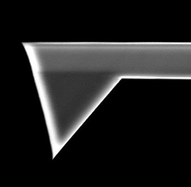  Arrow AFM tip shape side view