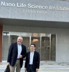 NanoAndMore Japan CEO Nobuhiro Saito and NanoWorld CEO Manfred Detterbeck visited the Nano Life Science Institute at Kanazawa University